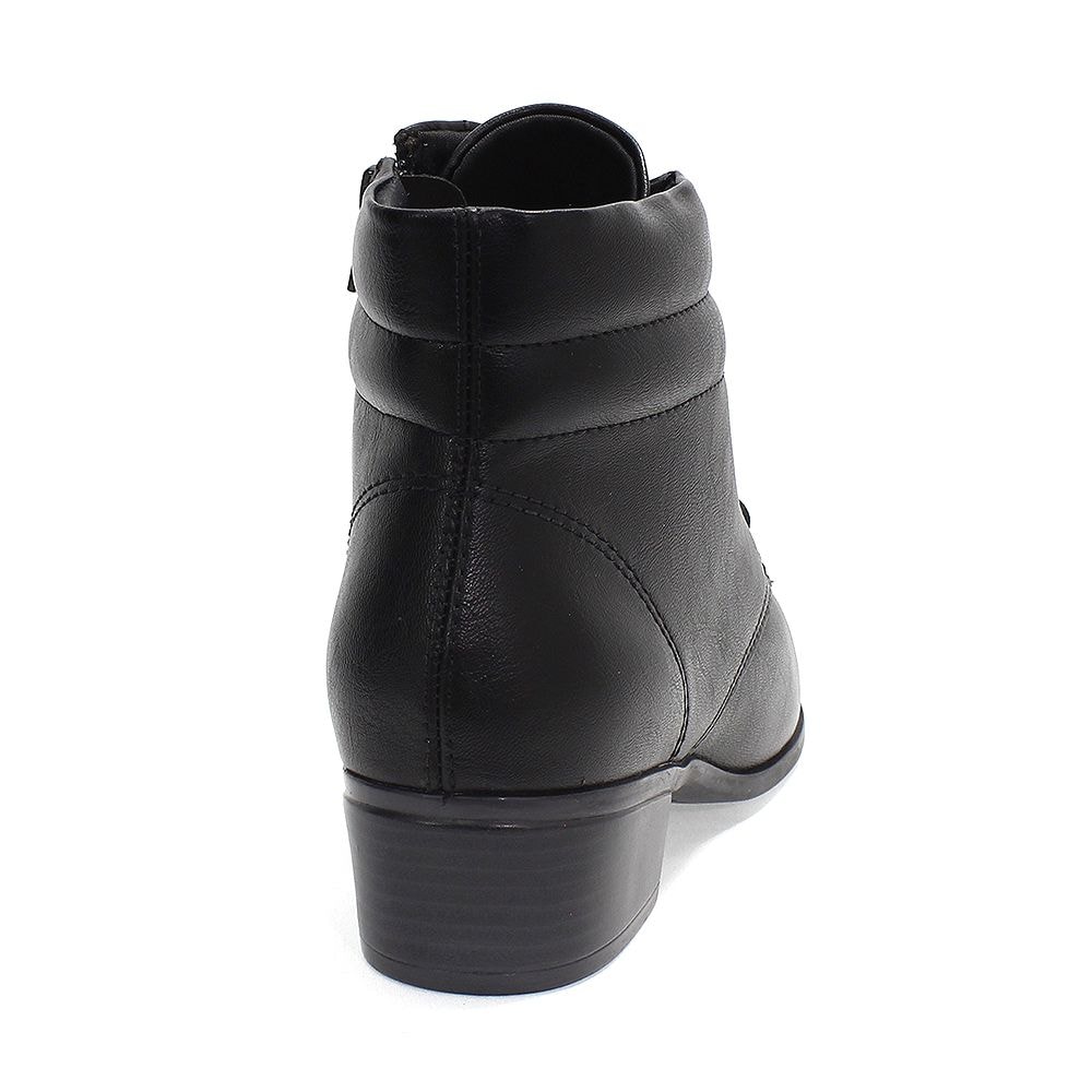 bota comfortflex lisa preta