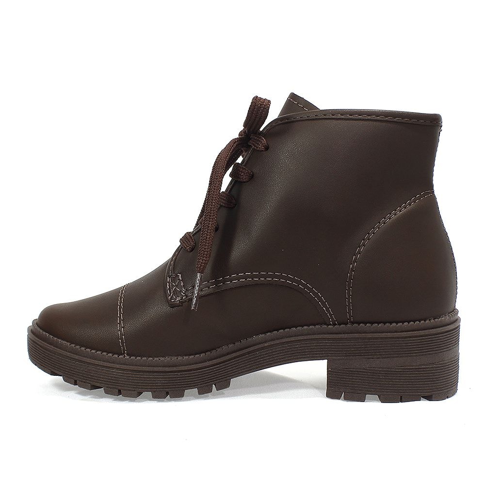 bota coturno dakota cano curto marrom