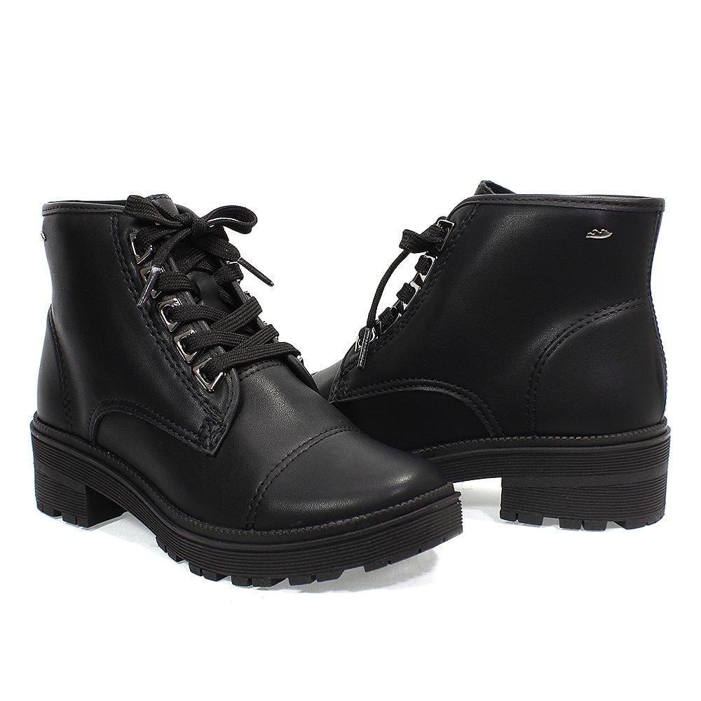bota dakota coturno tratorado preta