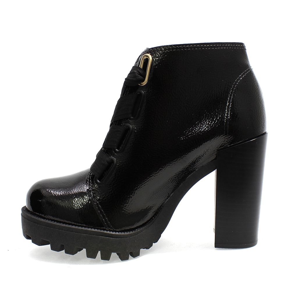 bota coturno moleca verniz