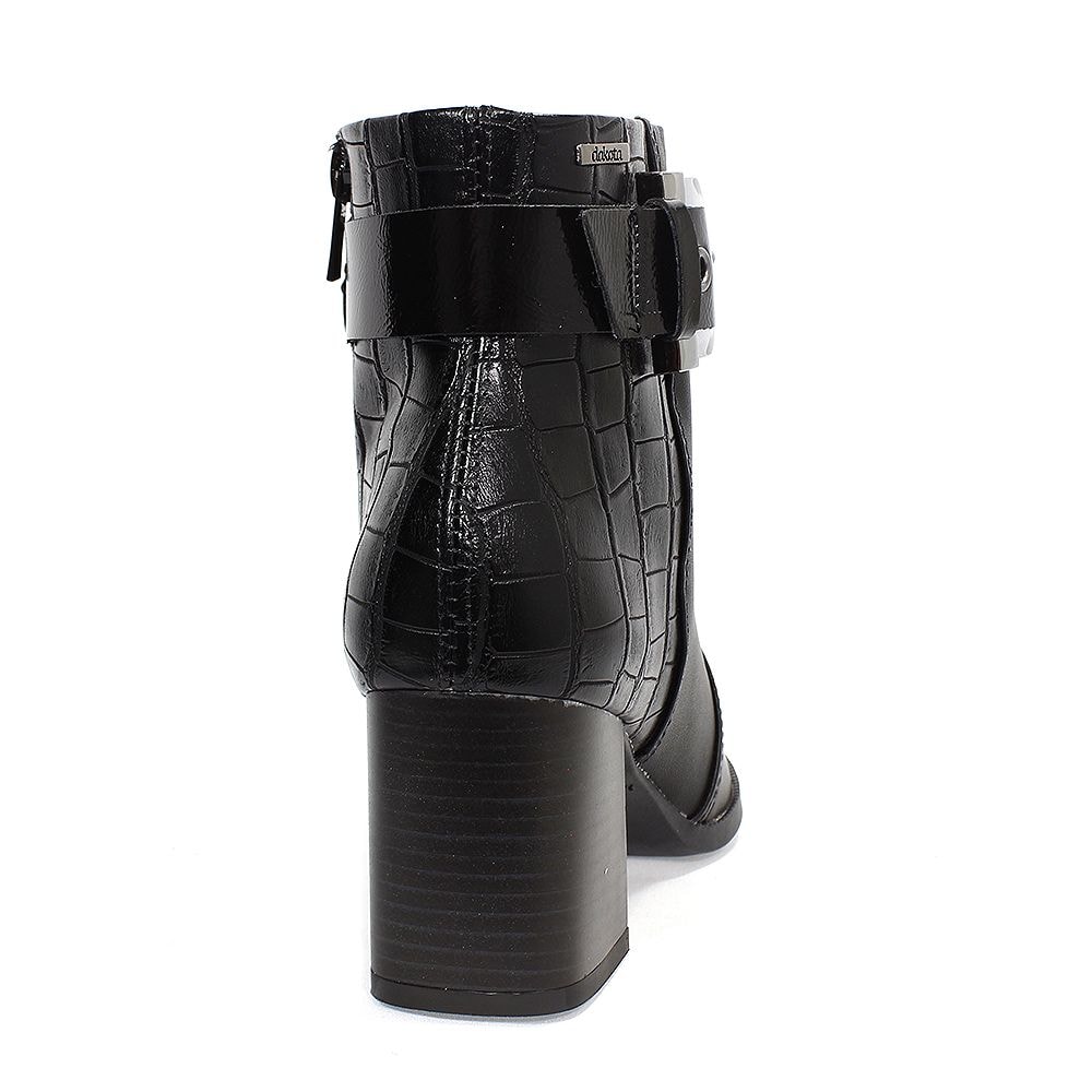 bota dakota salto bloco preta