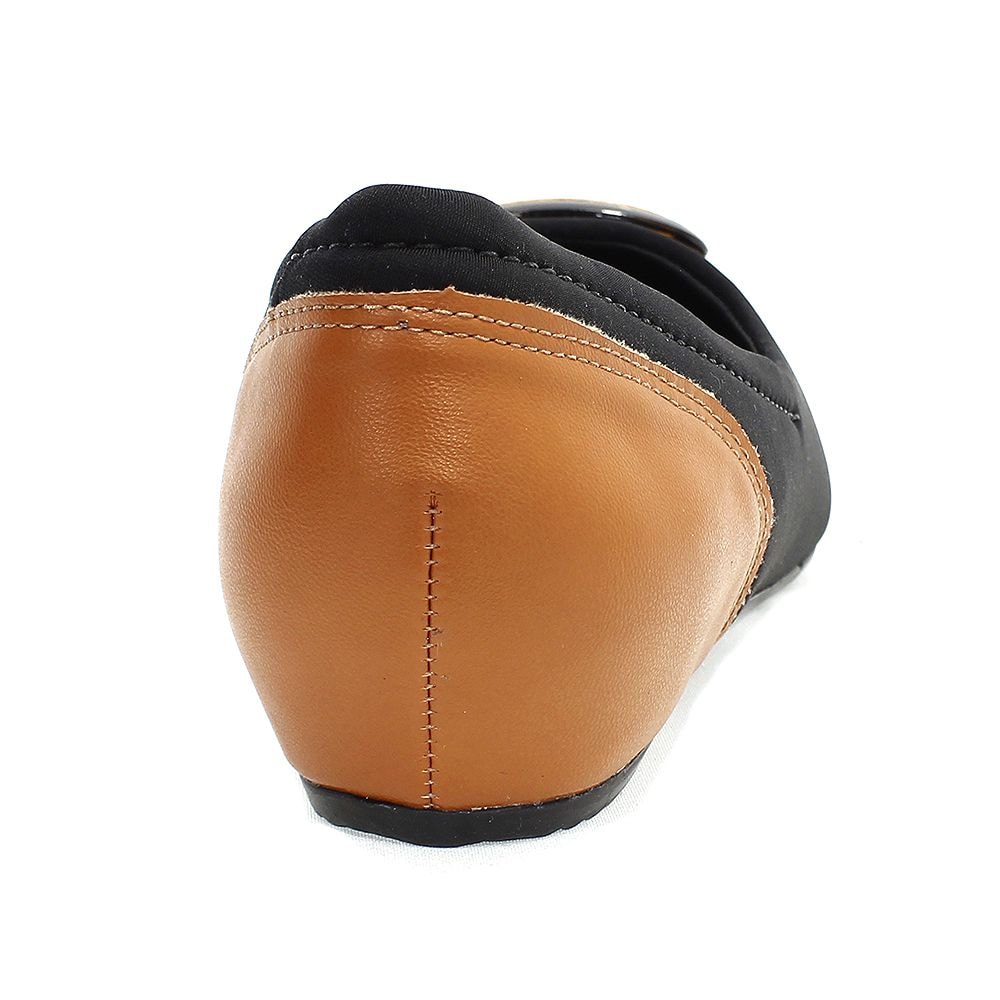sapatilha comfortflex lisa preta