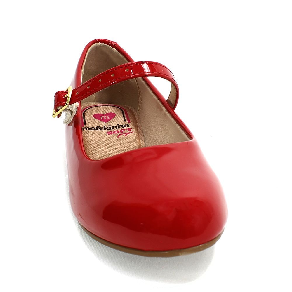 sapatilha vermelha molekinha