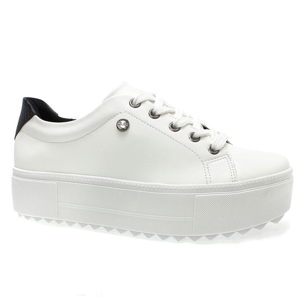 tenis quiz flatform branco
