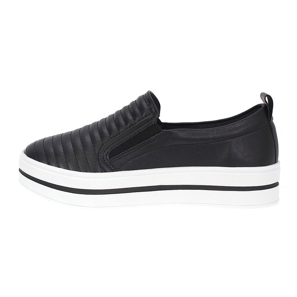 slip on bouts elástico preto