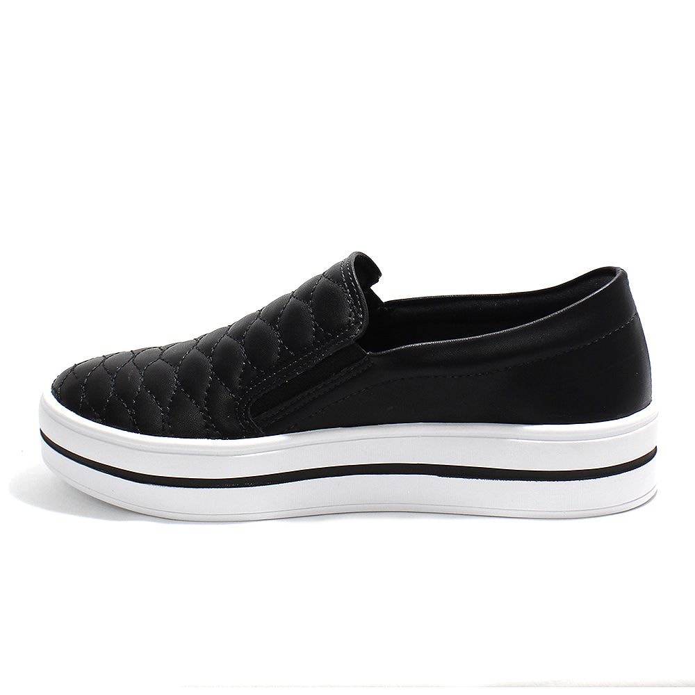 slip on quiz preto
